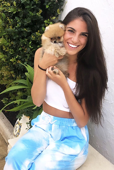 Gabriella with Piper in Stuart